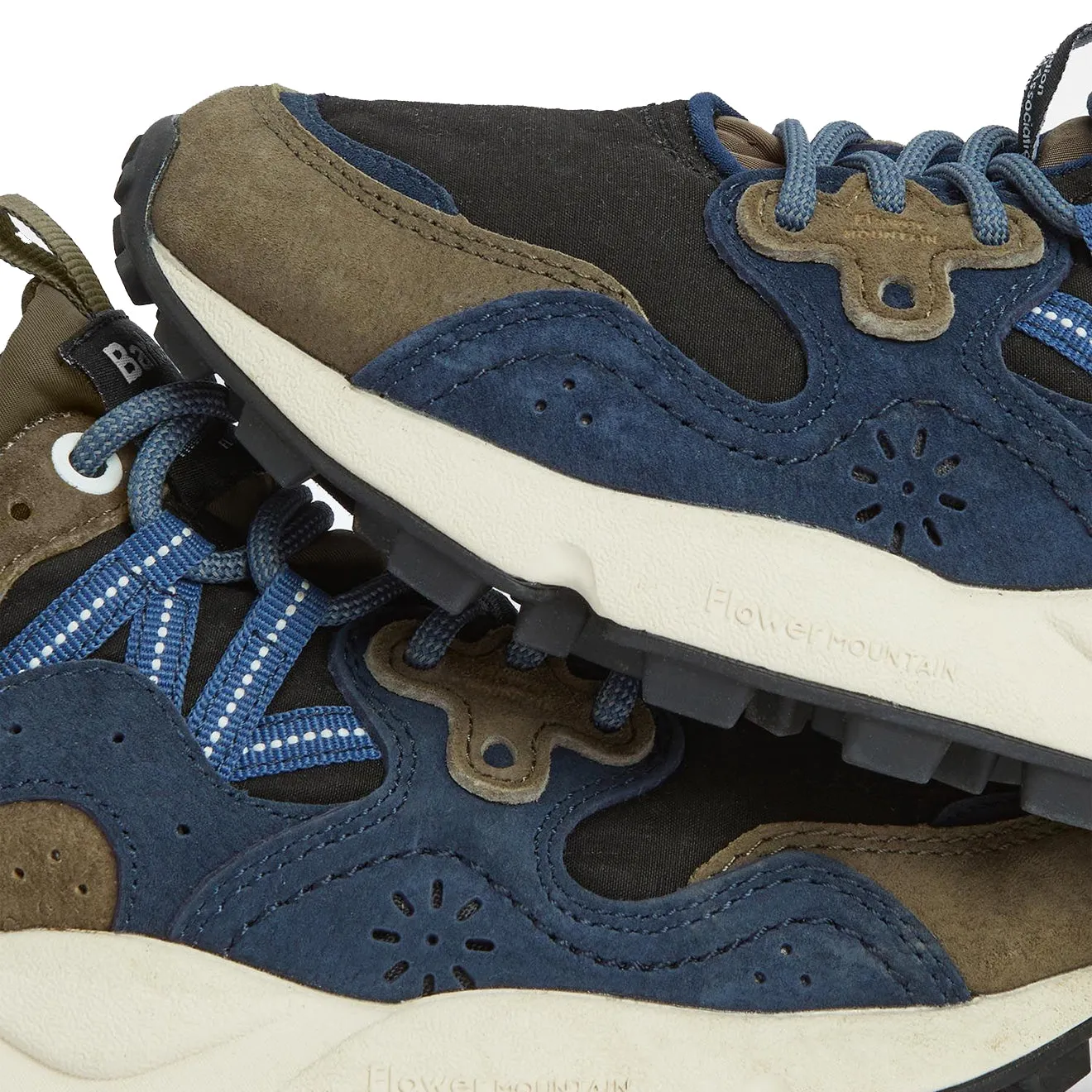 Barbour x Flower Mountain Yamano 3 Trainer Marineblau / Oliv