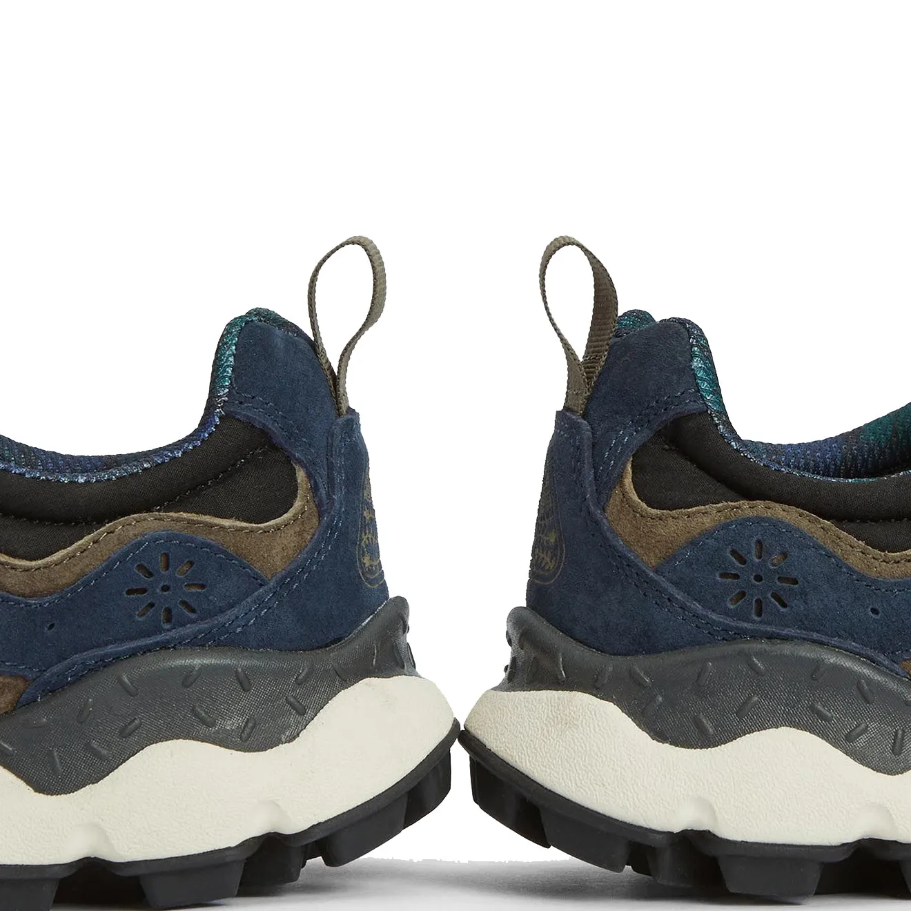 Barbour x Flower Mountain Yamano 3 Trainer Marineblau / Oliv