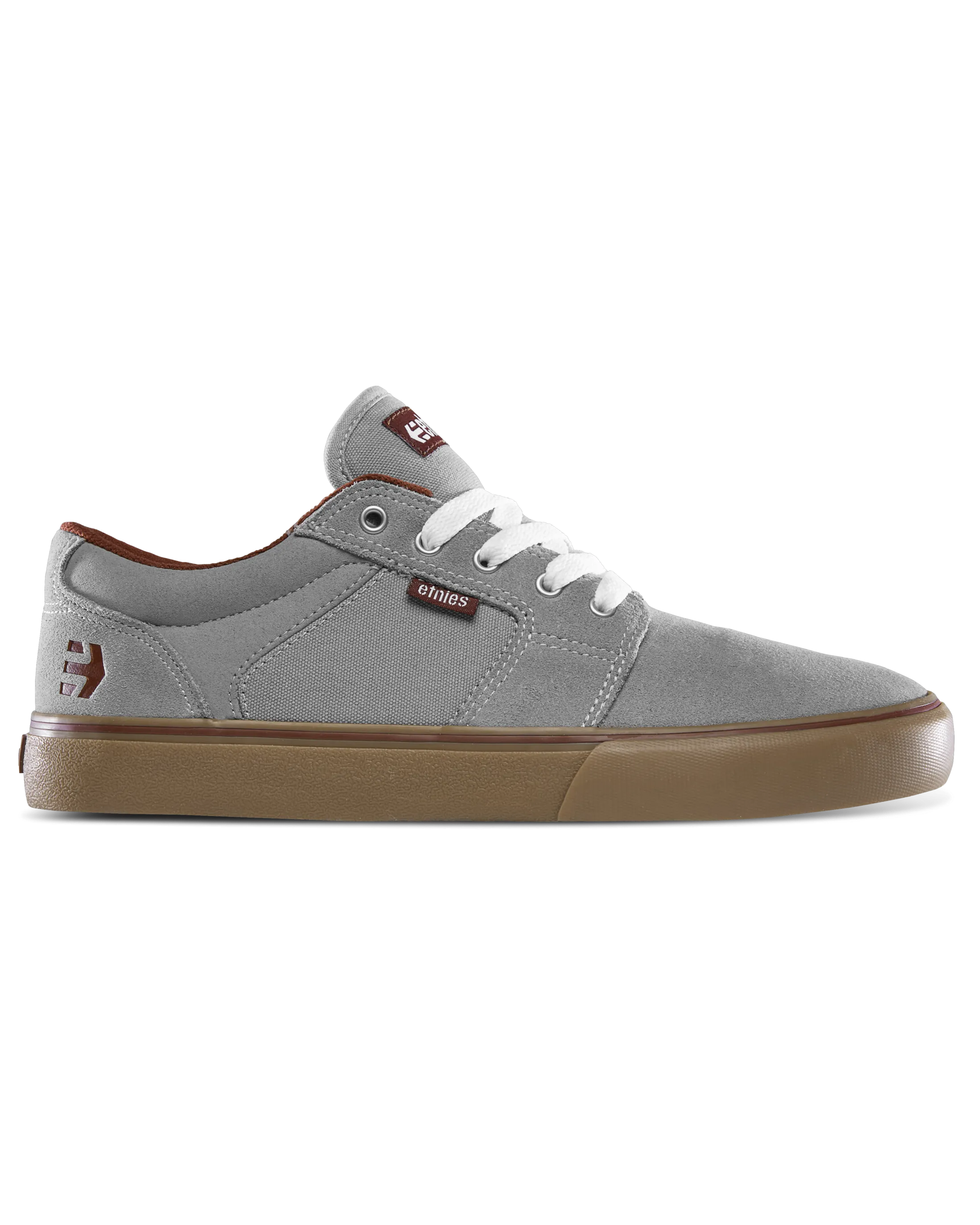 Barge LS Schuhe in Grau & Gummi & Rot