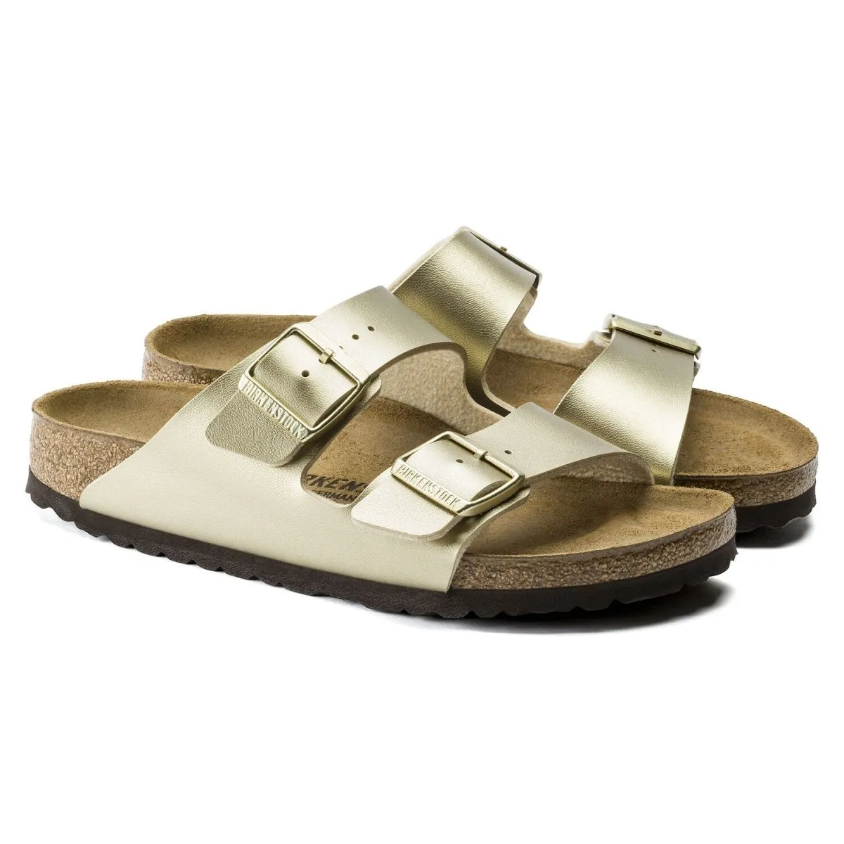 Birkenstock Damen Arizona Gold Birko-Flor
