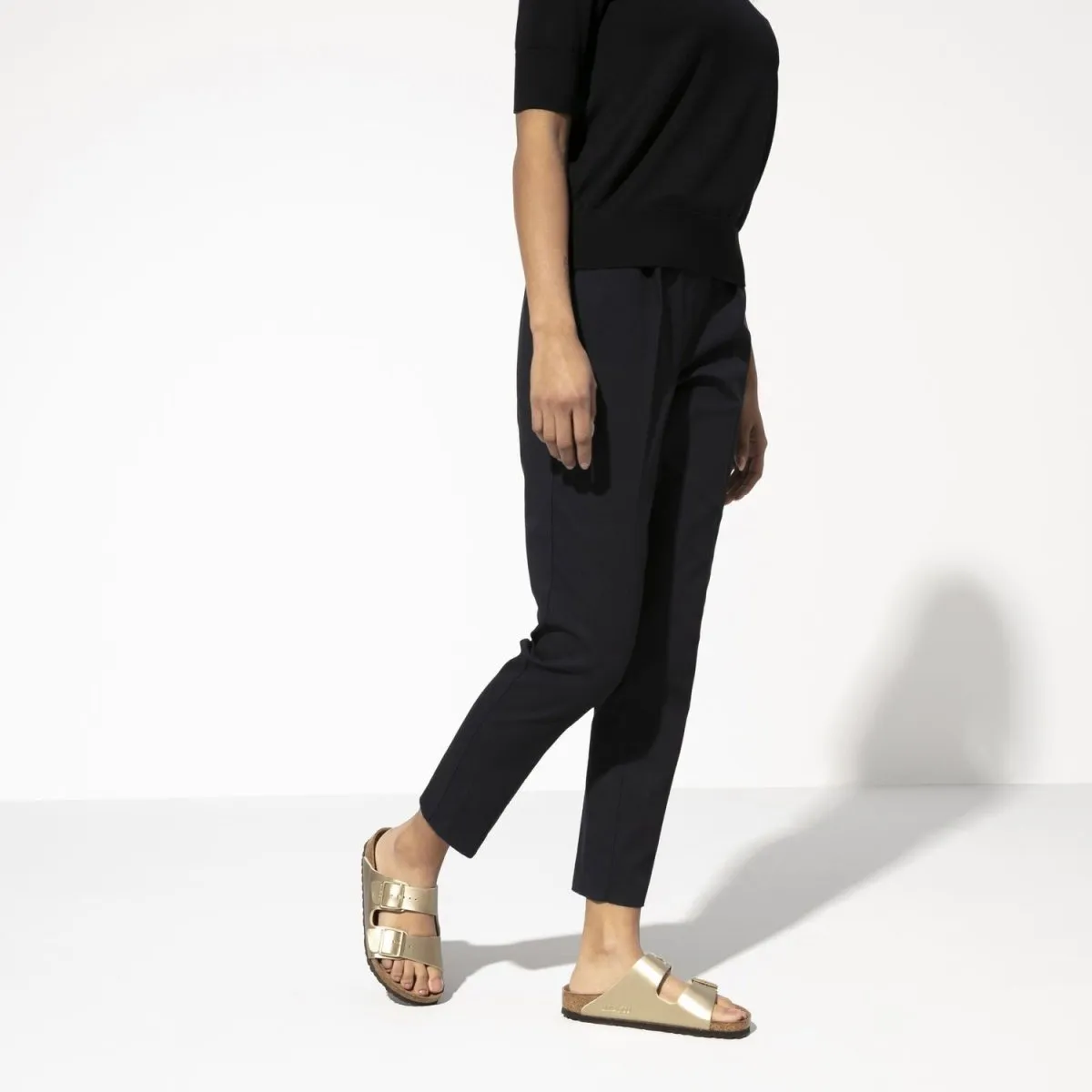 Birkenstock Damen Arizona Gold Birko-Flor
