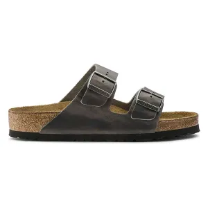 Birkenstock Damen Arizona Soft Footbed Eisen Geöltes Leder
