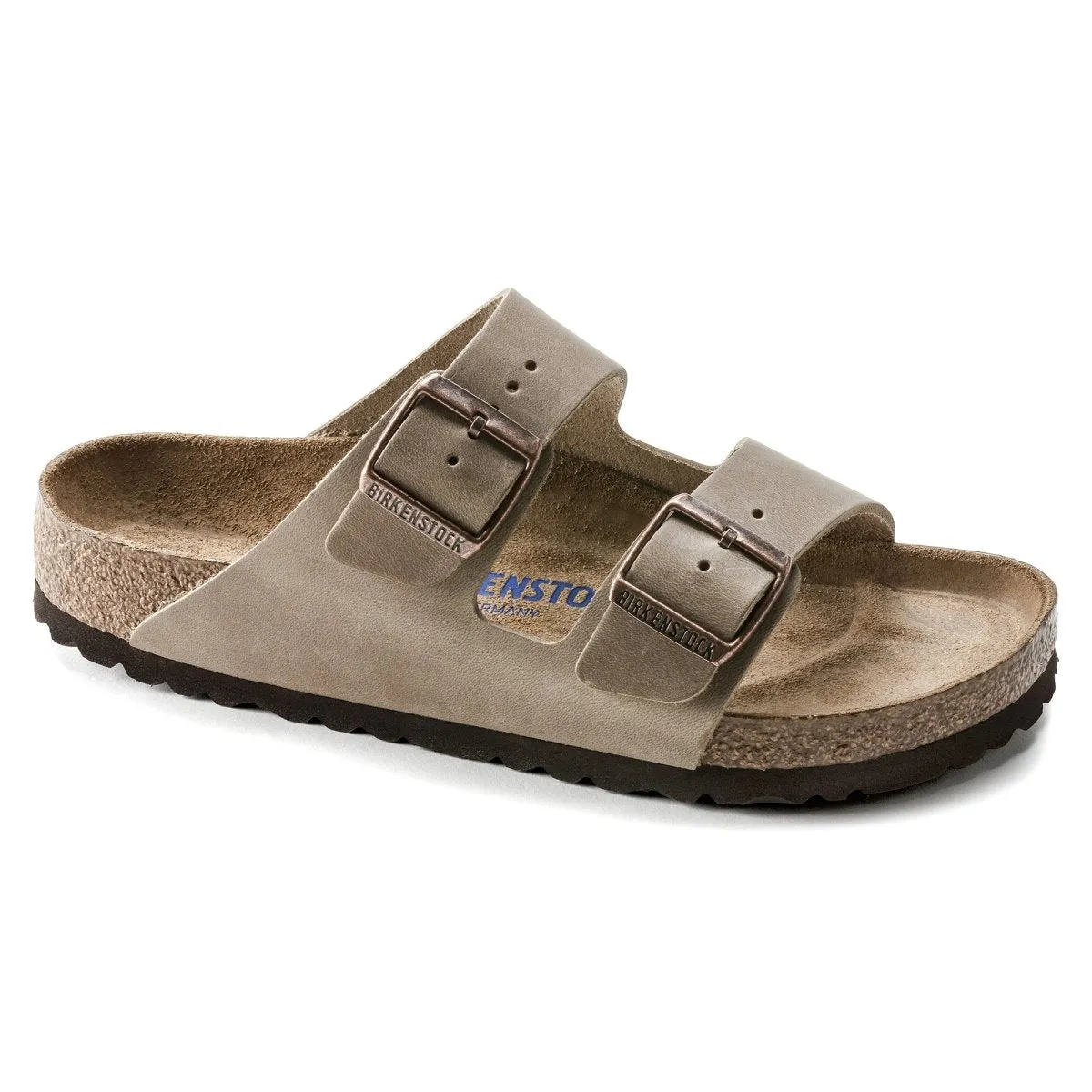 Birkenstock Damen Arizona Soft Footbed Tabak Geöltes Leder