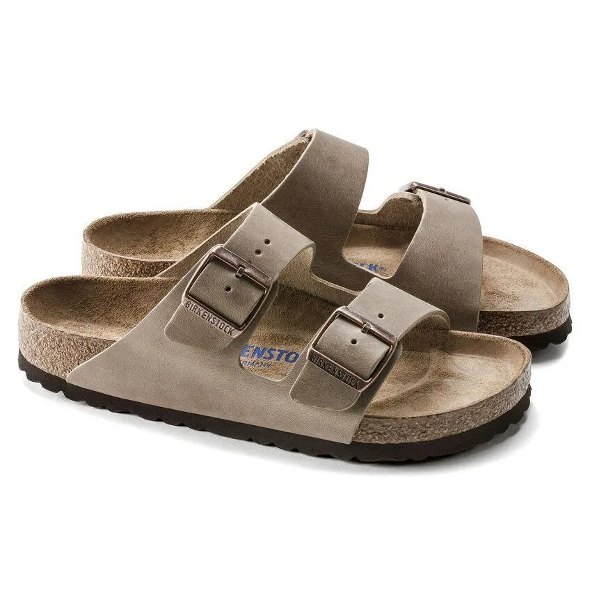 Birkenstock Damen Arizona Soft Footbed Tabak Geöltes Leder