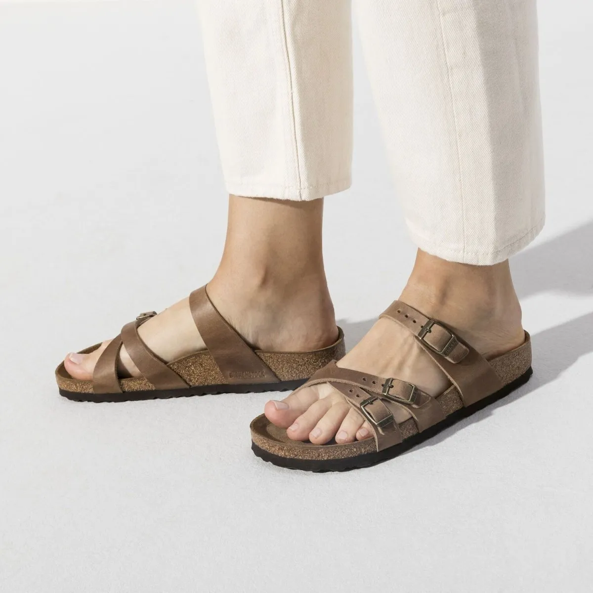 Birkenstock Damen Franca Tabakbraun Geöltes Leder