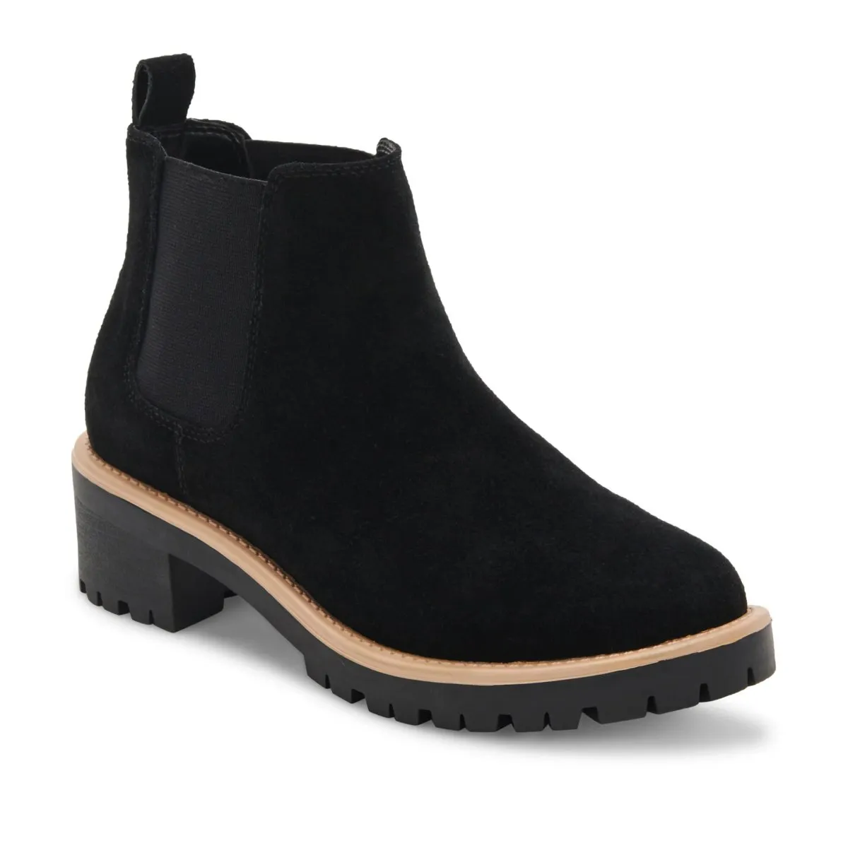 Blondo Damen Mayes Schwarz Wildleder Wasserdicht