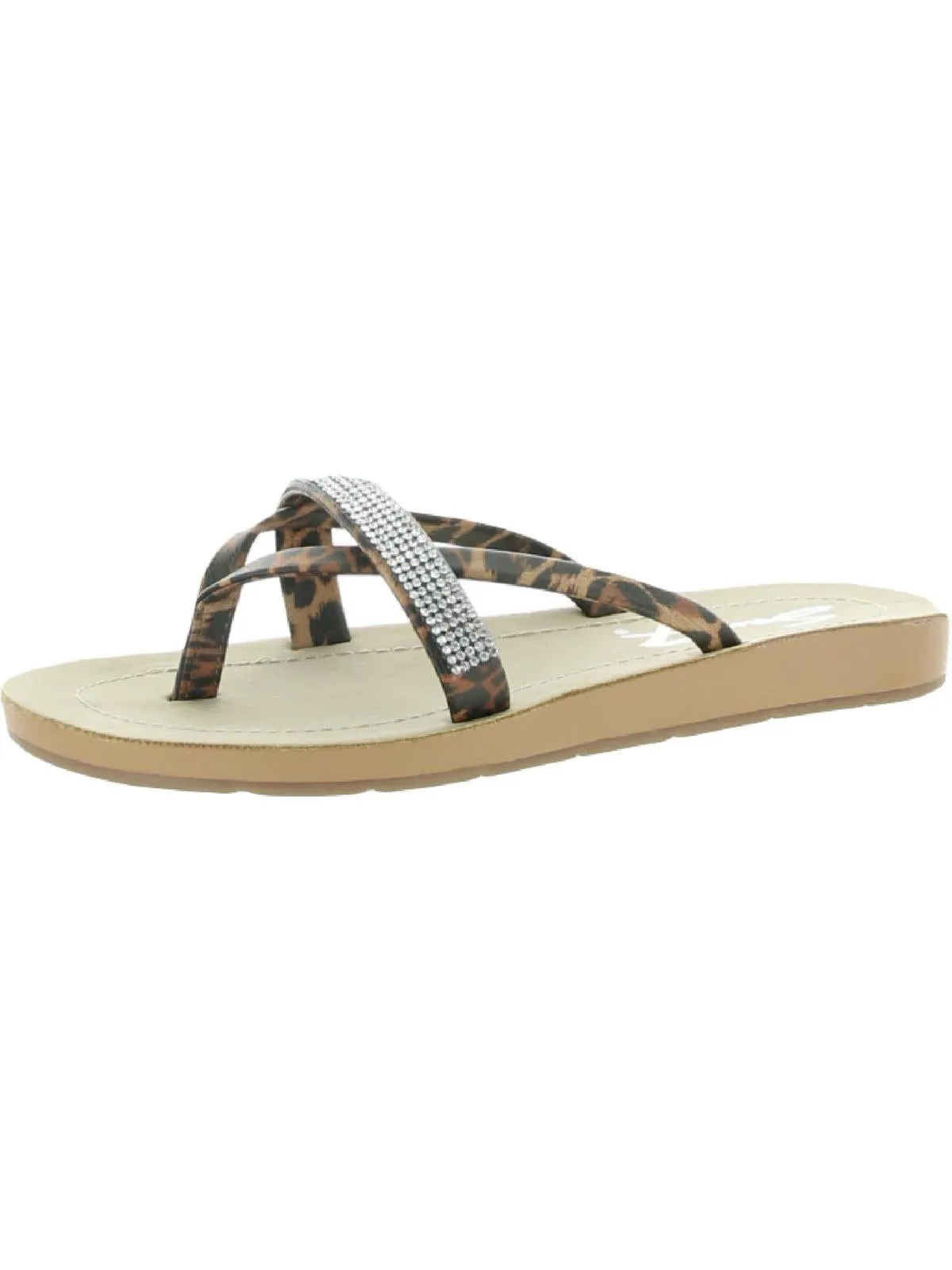 Bondi Caramel Damen Kunstleder Schmuck-Sandalen Ecco Schuhe