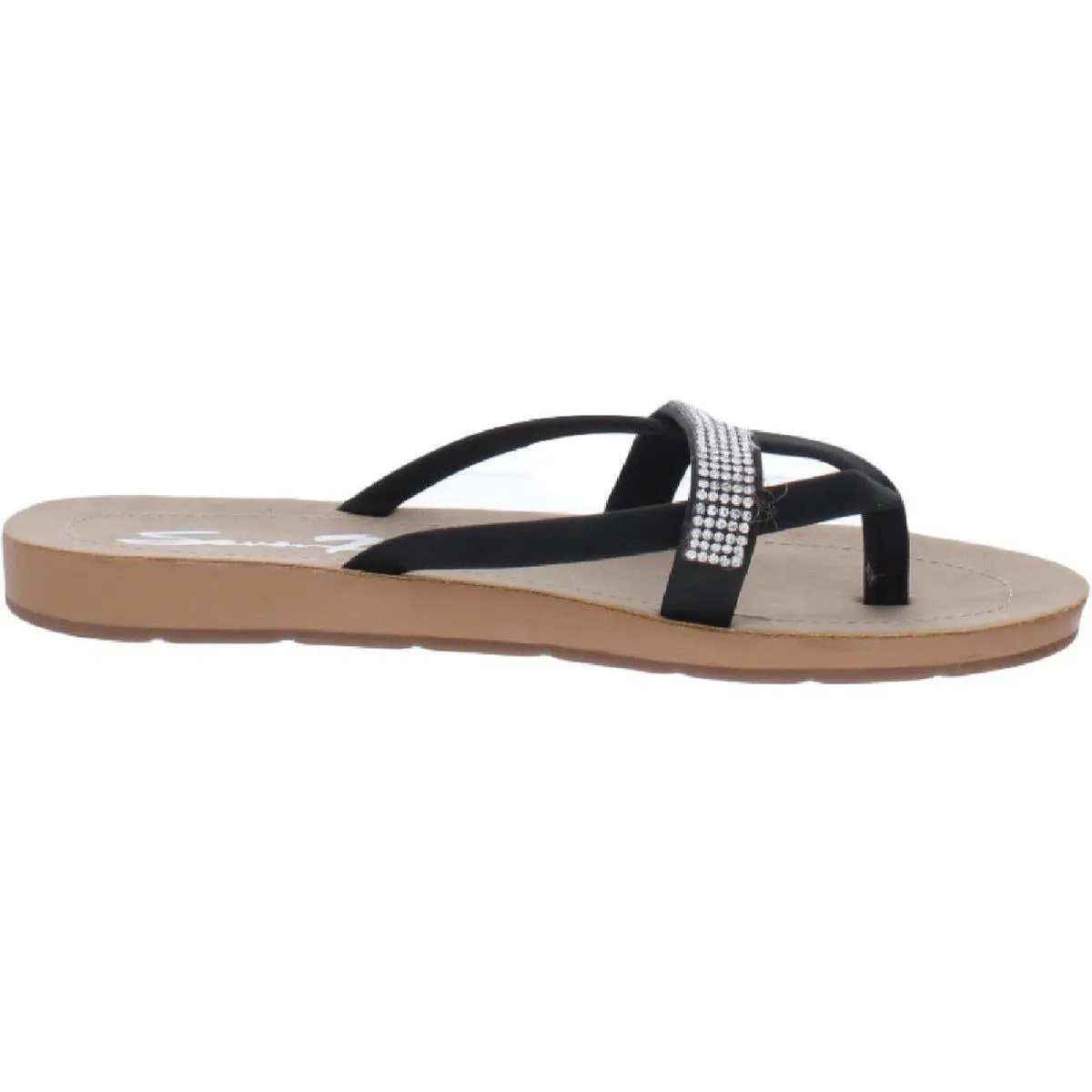Bondi Caramel Damen Kunstleder Schmuck-Sandalen Ecco Schuhe