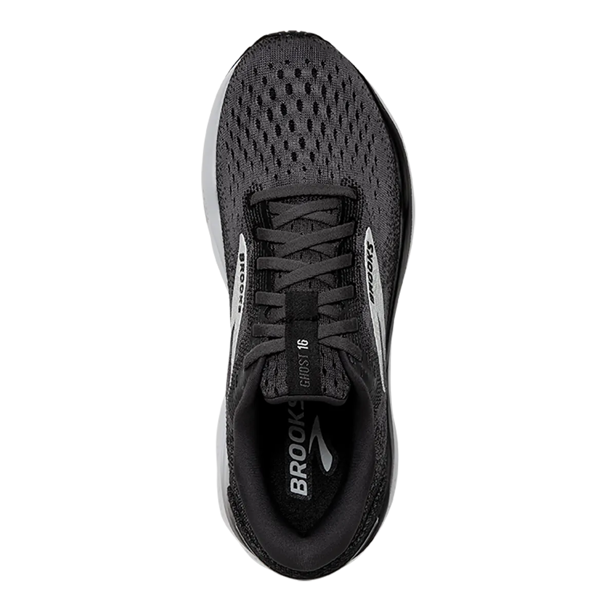 Brooks Ghost 16 - Schwarz - Grau - Weiß