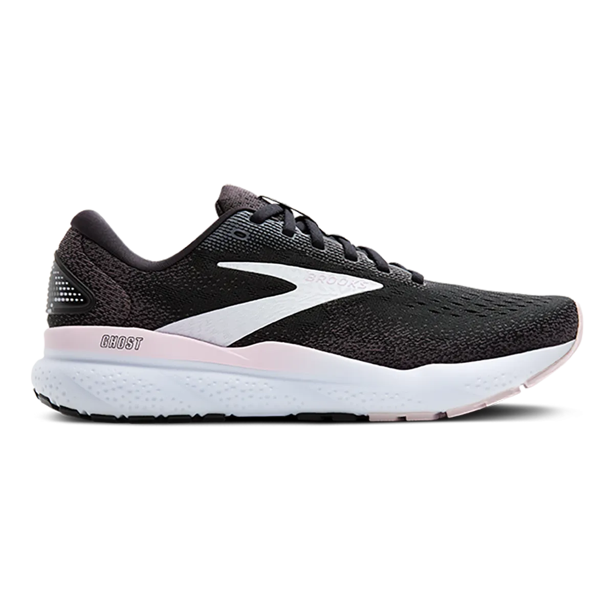 Brooks Ghost 16 - Schwarz - Weiß - Orchideen-Eis