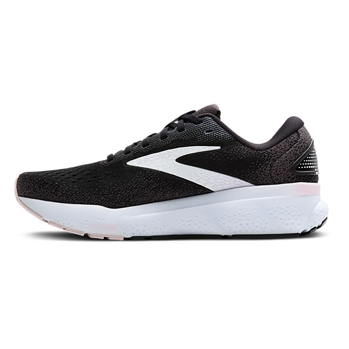 Brooks Ghost 16 - Schwarz - Weiß - Orchideen-Eis