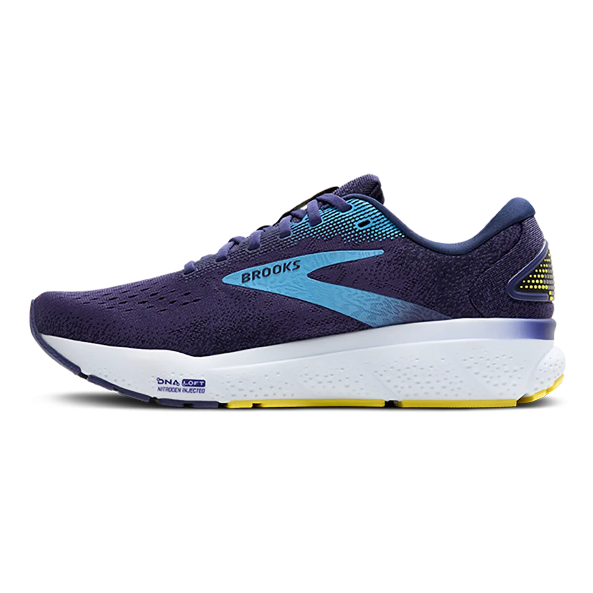 Brooks Ghost 16 - Blau - Bonnie Blau - Gelb