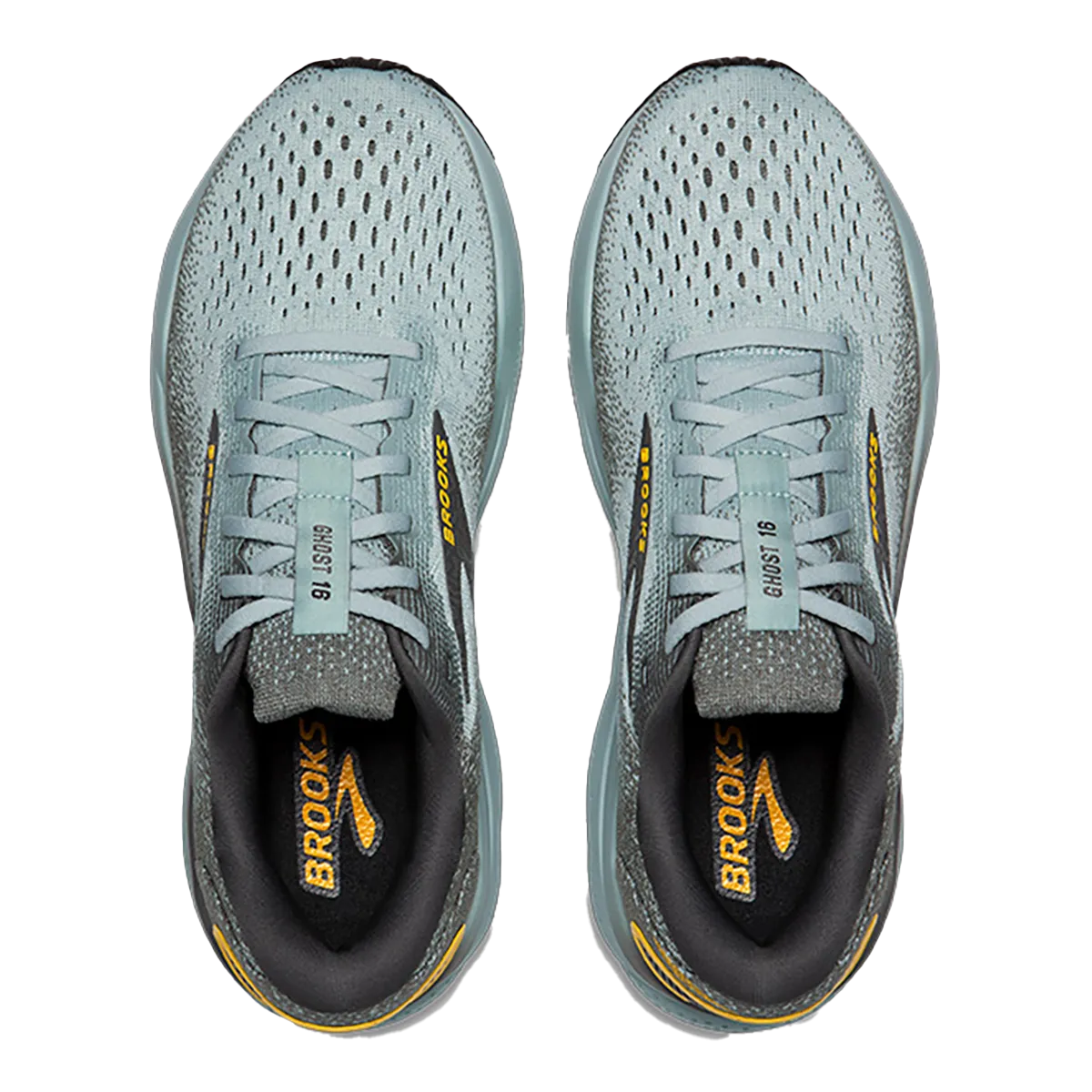 Brooks Ghost 16 - Wolke - Grau - Gold