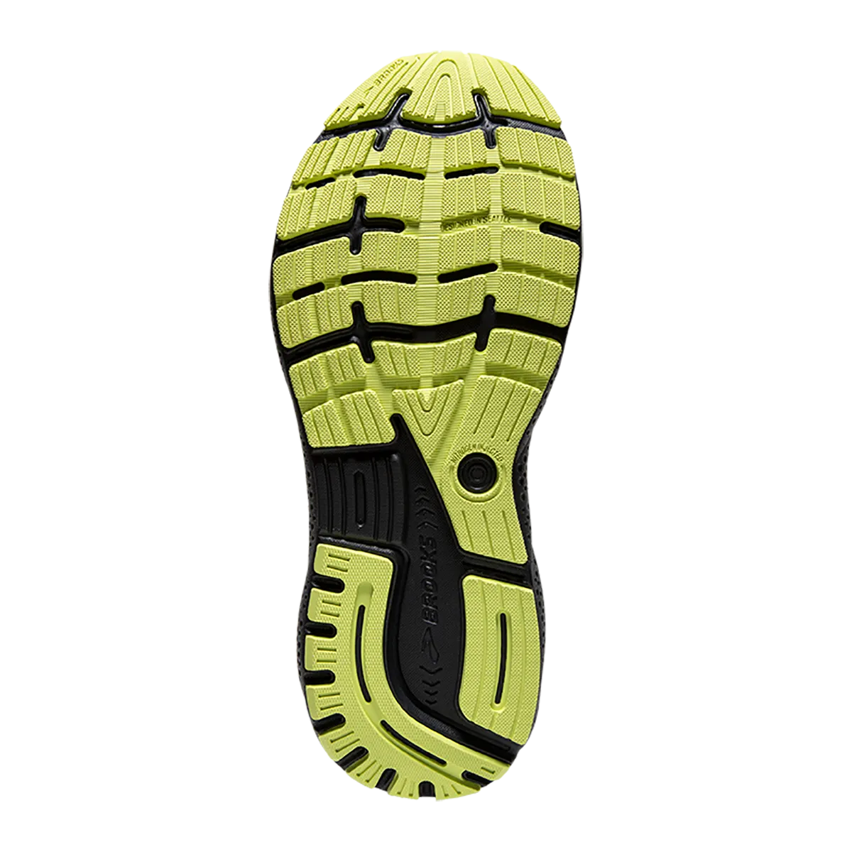 Brooks Ghost 16 - Grundierung - Grau - Limette