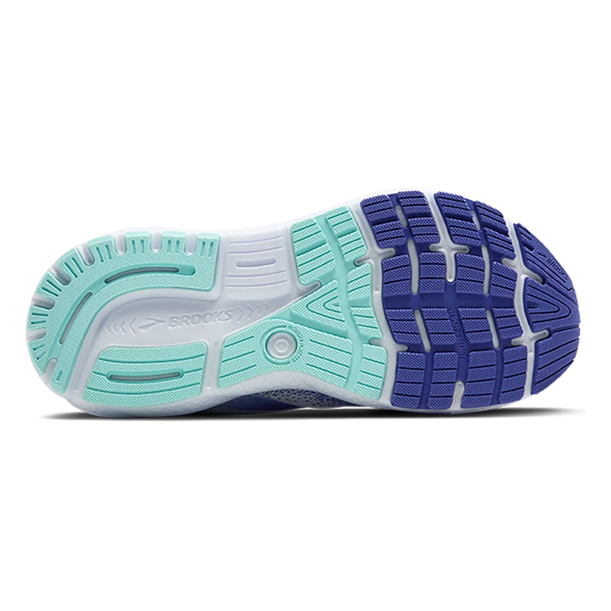 Brooks Ghost 16 - Weiß - Amparo Blau - Napfschnecke
