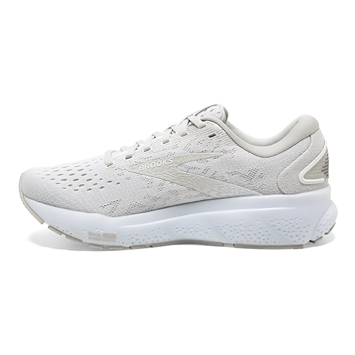 Brooks Ghost 16 - Weiß - Weiß - Grau