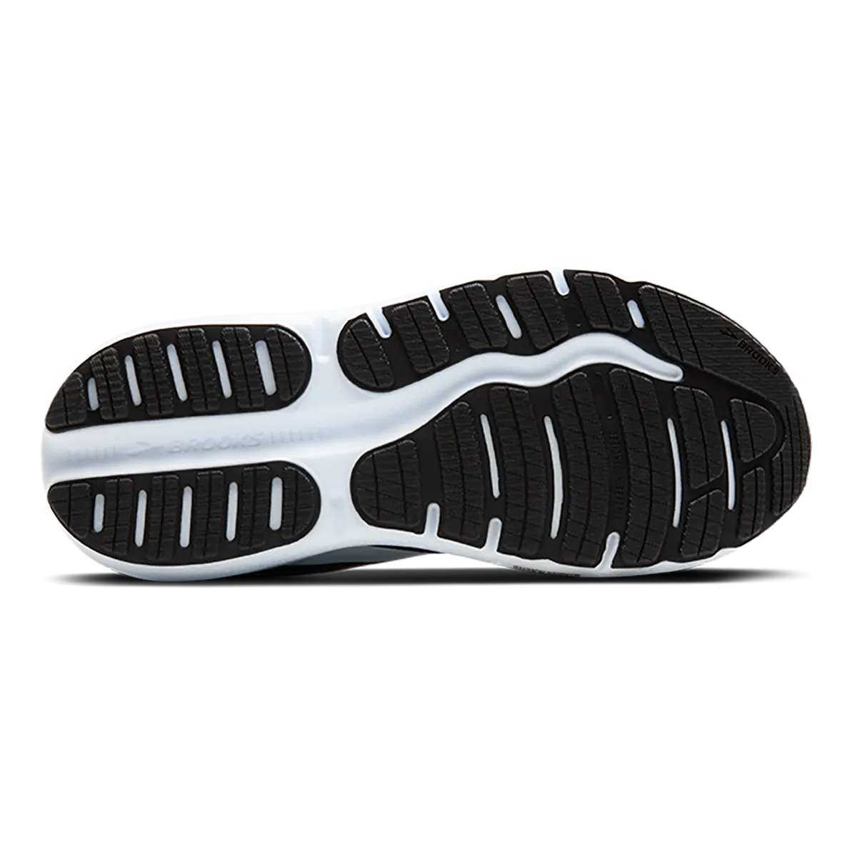 Brooks Ghost Max 2 - Schwarz - Weiß - Feuriges Rot