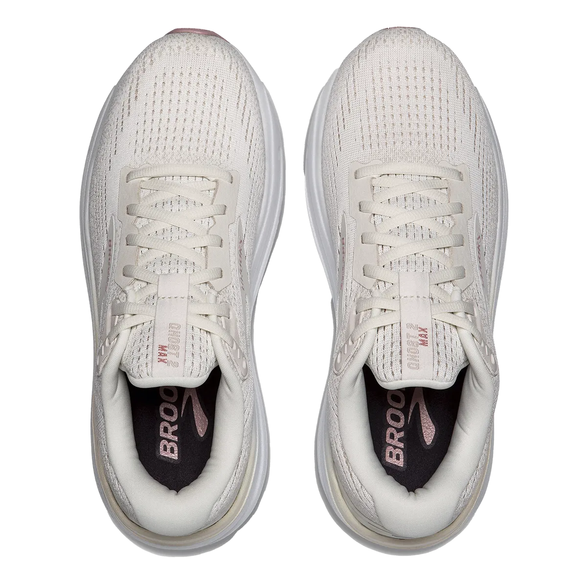 Brooks Ghost Max 2 - Kokosmilch - Grau - Zephyr