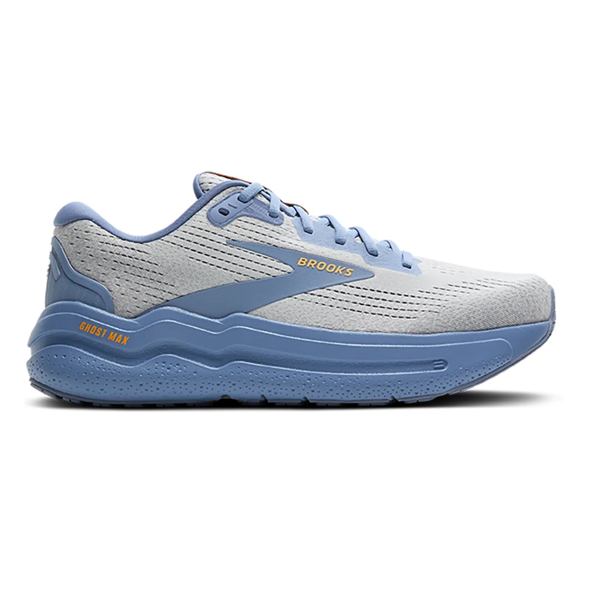 Brooks Ghost Max 2 - Austernpilz - Blau - Orange