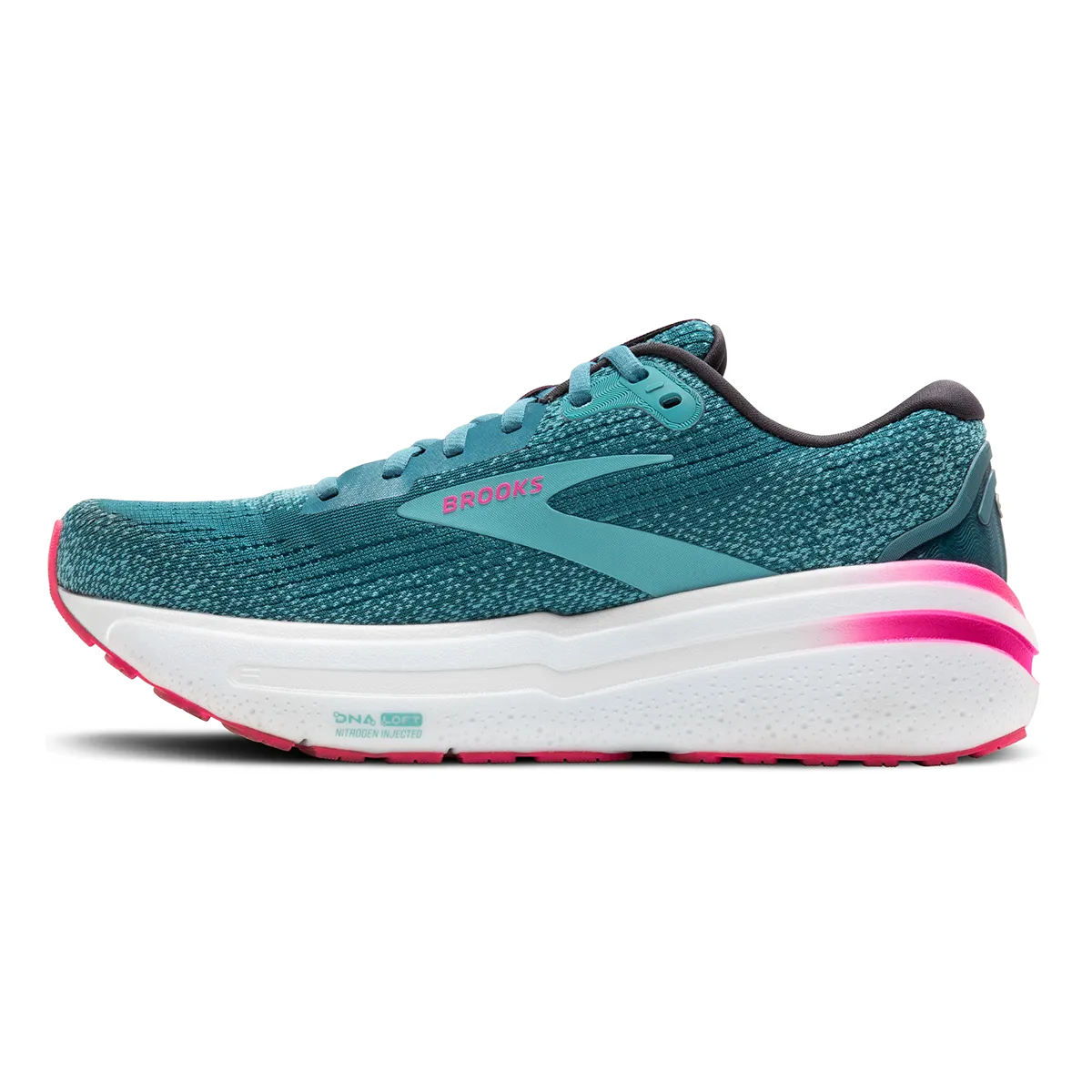 Brooks Ghost Max 2 - Sturmblau - Knockout Pink - Aqua