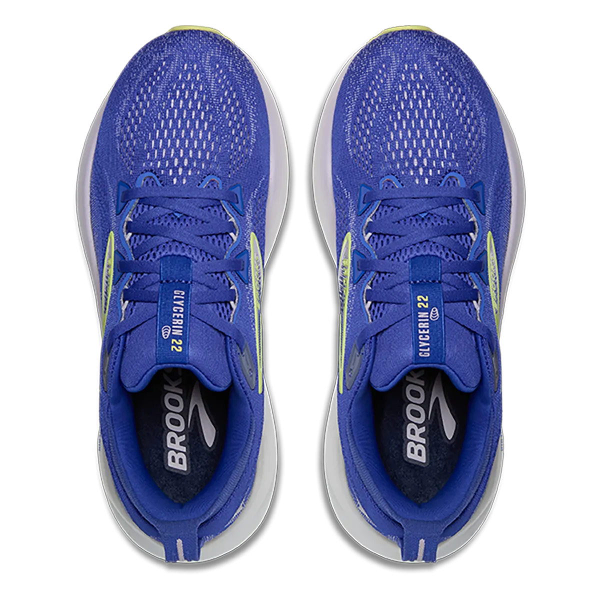 Brooks Glycerin 22 Amparo Blau - Hyper Iris - Gelb
