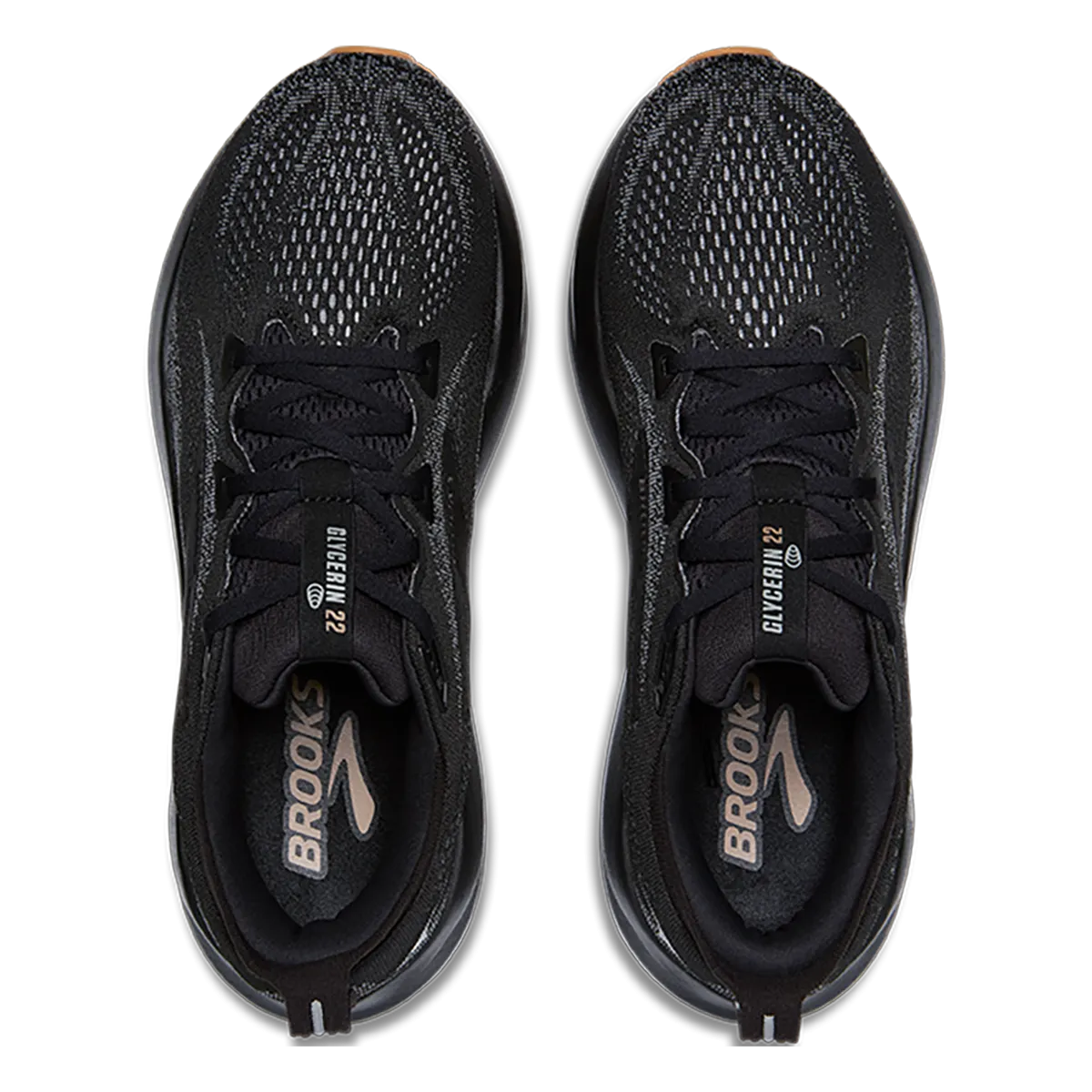 Brooks Glycerin 22 Schwarz - Primer Grau - Keks