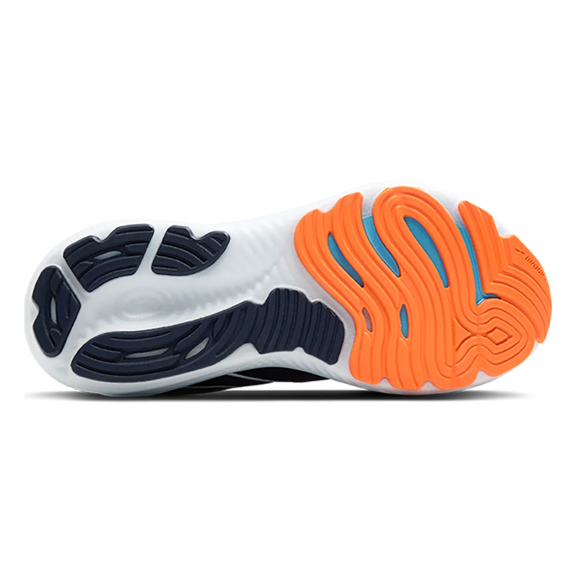 Brooks Glycerin 22 Peacoat - Blaues Band - Orange