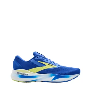 Brooks Herren Adrenaline GTS 24 2E Weite (Weite Passform) Laufschuhe in Kobalt/Neon Gelb/Peacoat SS25