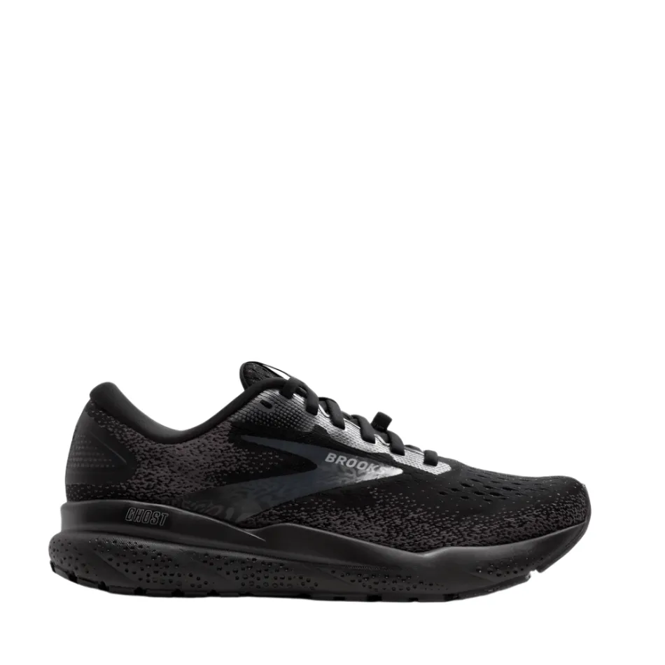 Brooks Herren Ghost 16 GTX Laufschuhe in Schwarz/Schwarz/Ebony SS25