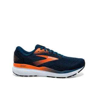 Brooks Herren Ghost 16 Laufschuhe in Blauopal/Schwarz/Kapuzinerkresse AW24
