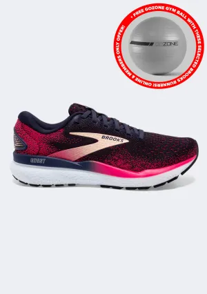 Brooks Women's Ghost 16 mit KOSTENLOSEM GoZone-Gymnastikball
