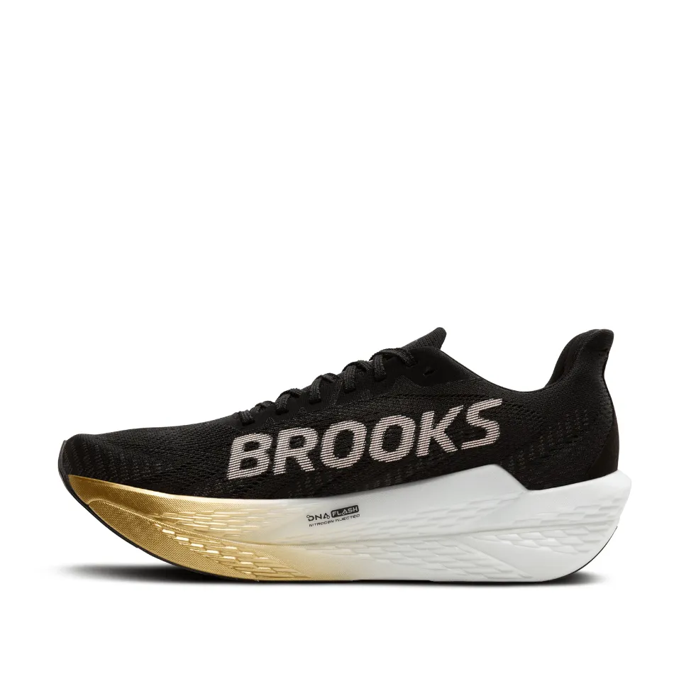 Brooks Women's Hyperion Max 2 Laufschuhe in Schwarz/Gold/Rosa SS25