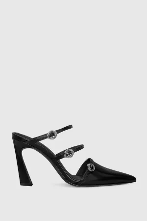Riemchen Absatz Mule