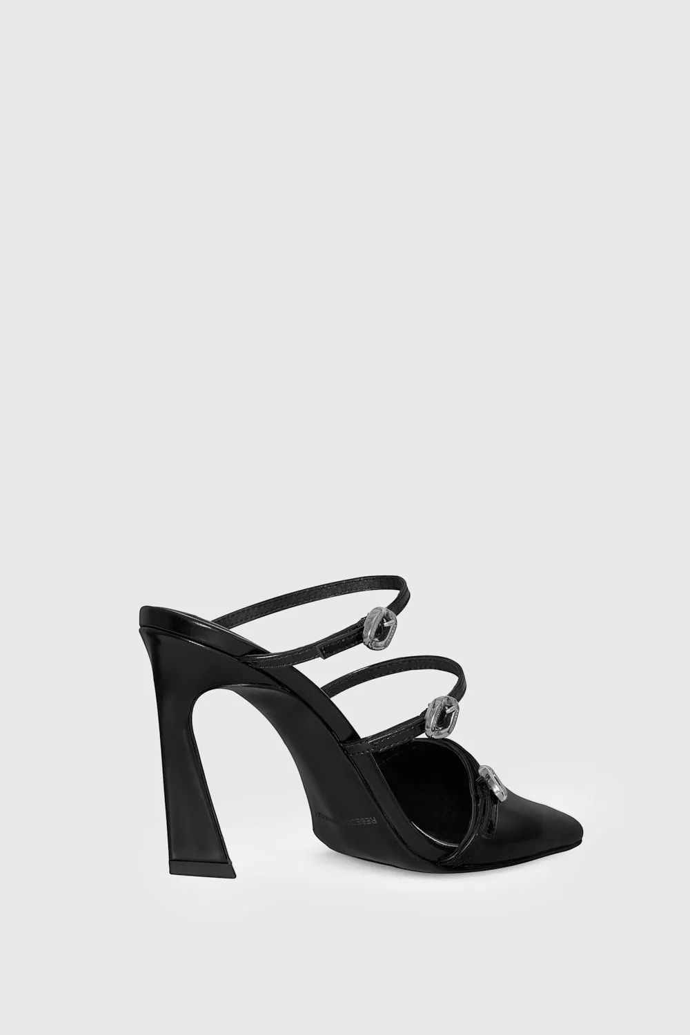Riemchen Absatz Mule