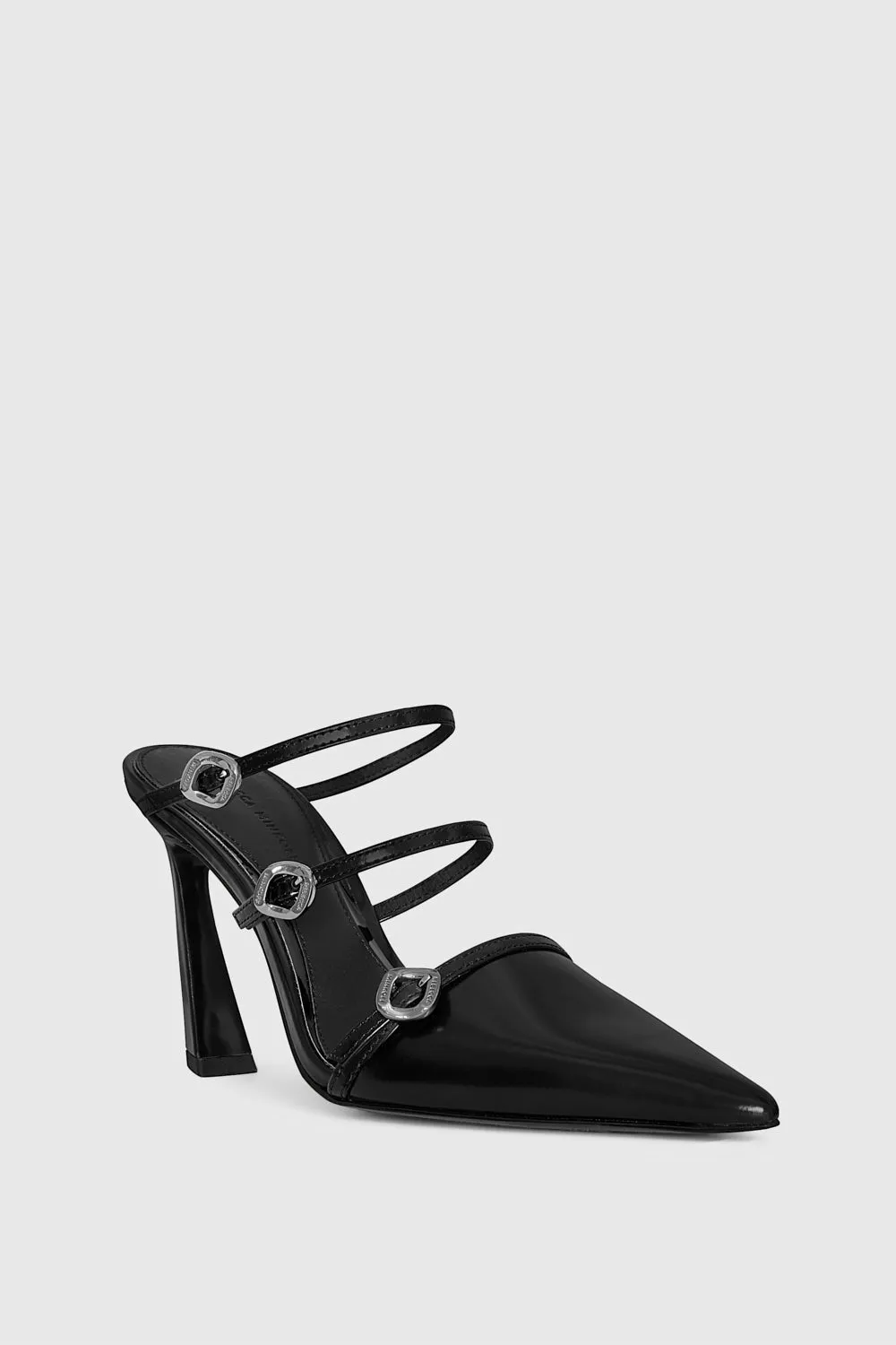 Riemchen Absatz Mule