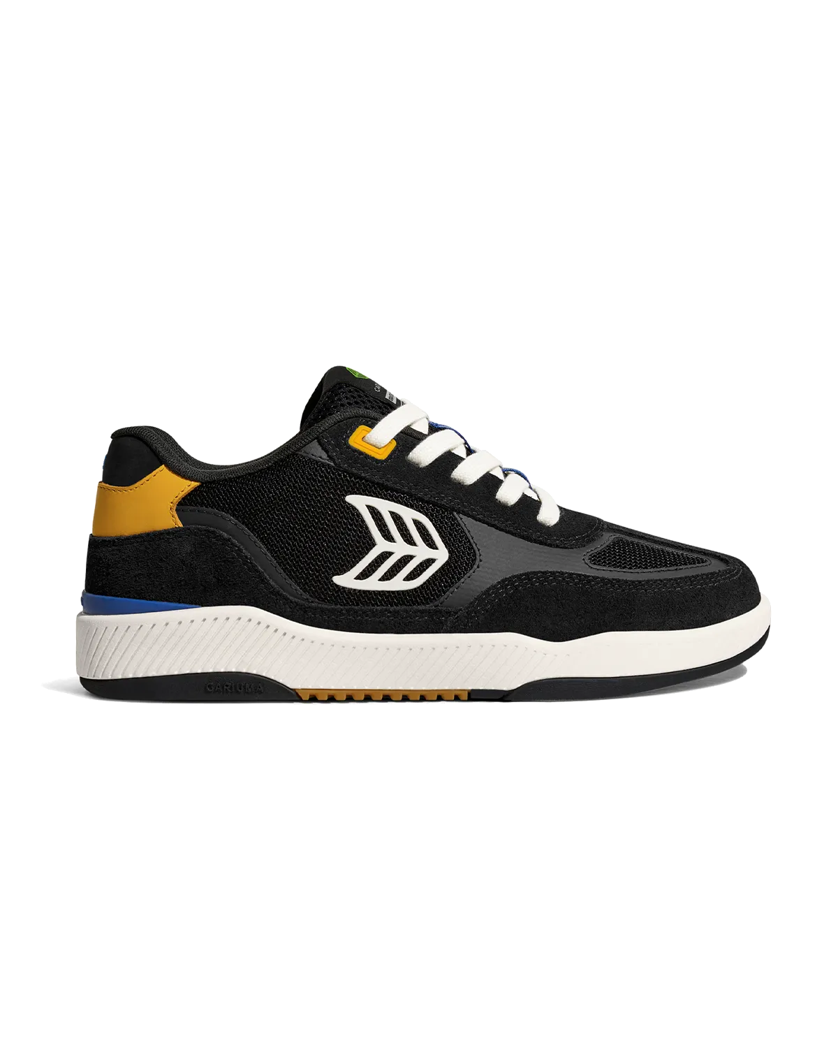 Cariuma Schuhe Skategoat C25 Schuhe in Schwarz, Gelb & Elfenbein