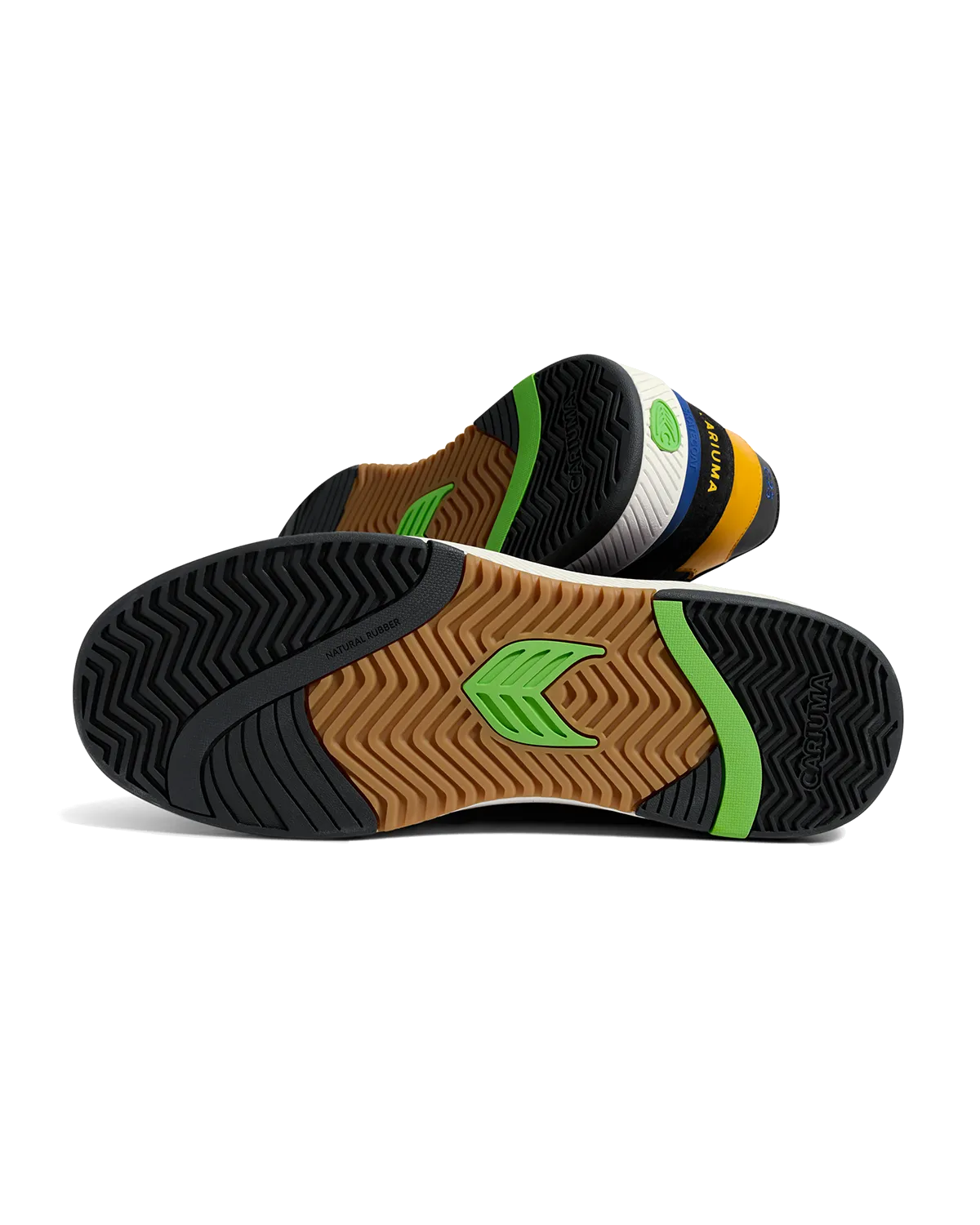 Cariuma Schuhe Skategoat C25 Schuhe in Schwarz, Gelb & Elfenbein