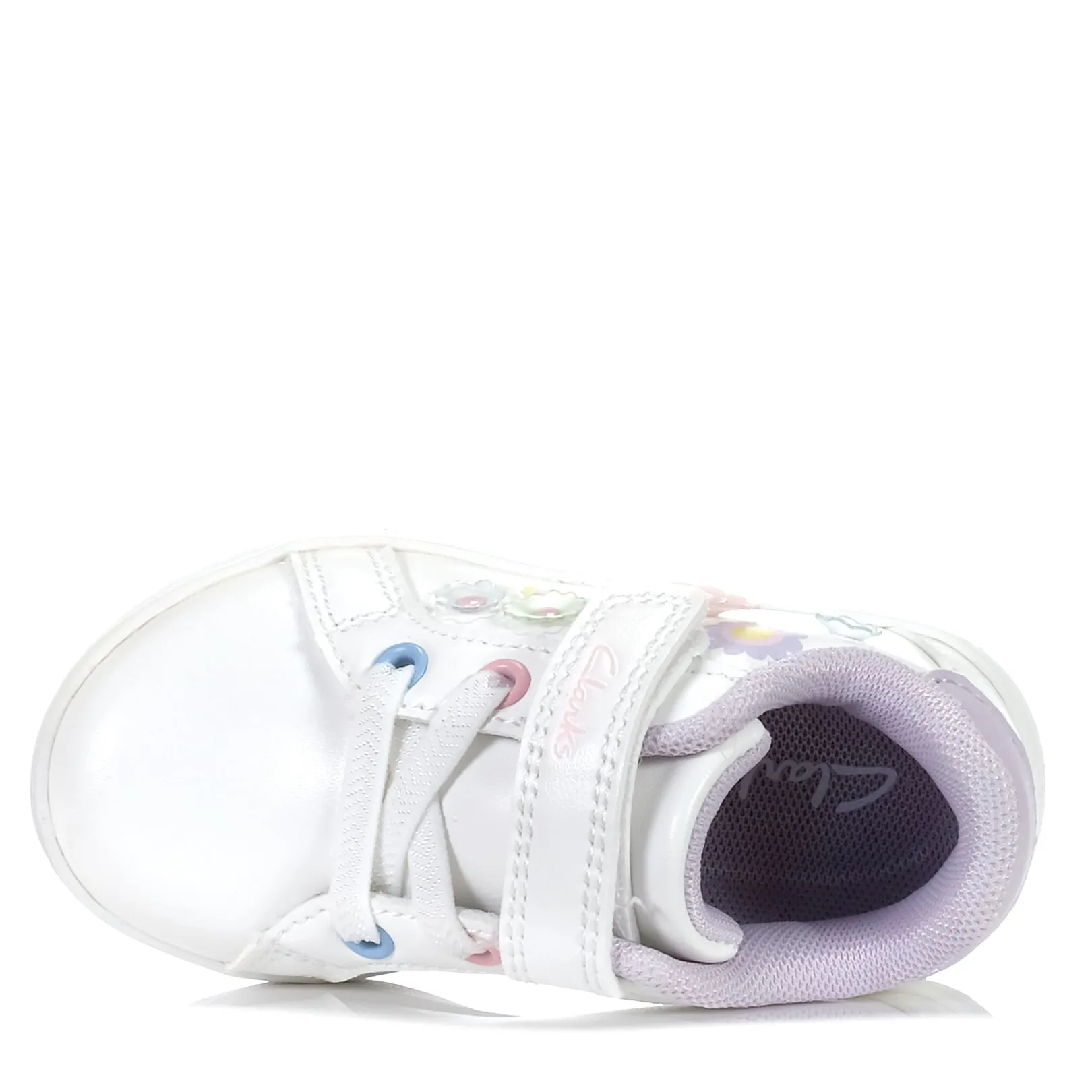 Clarks Dawn Junior Weiße Schuhe_Clarks