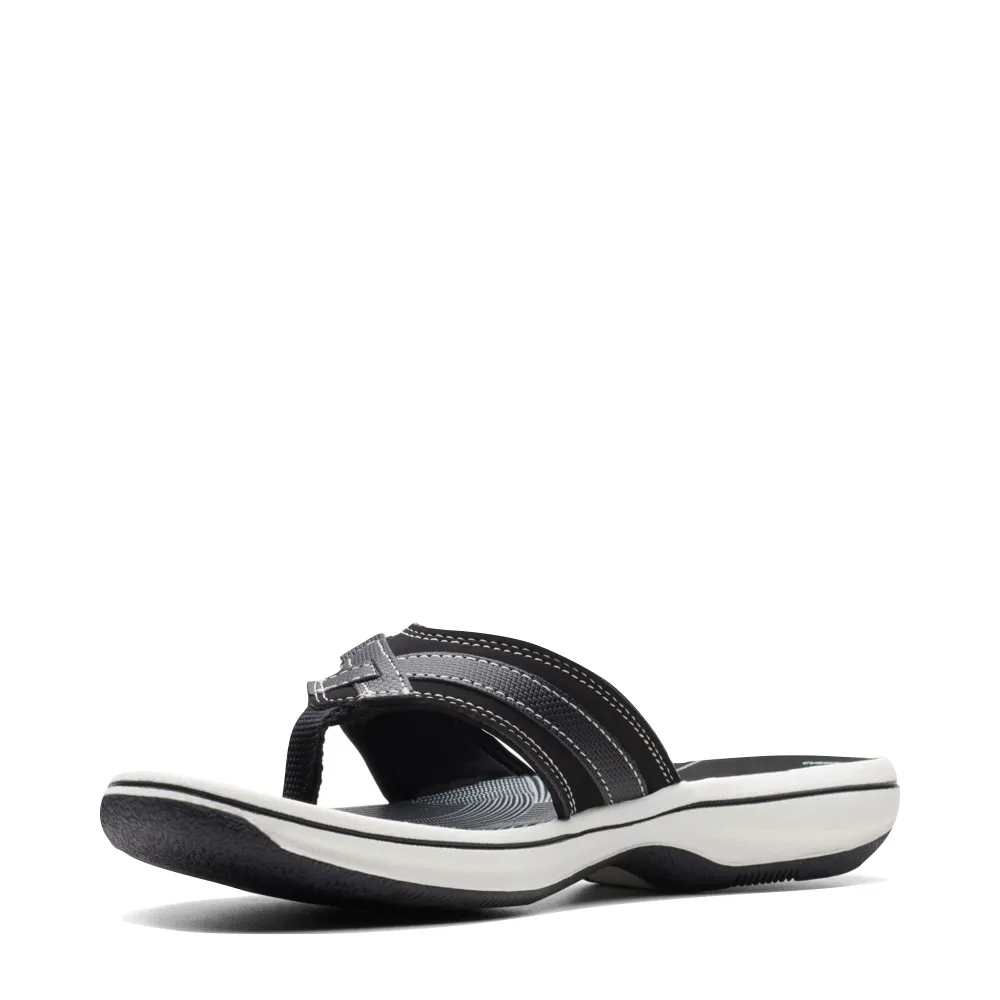 Clarks Damen Breeze Sea II Flip-Flop-Sandale in Schwarz