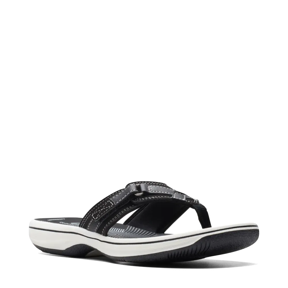 Clarks Damen Breeze Sea II Flip-Flop-Sandale in Schwarz