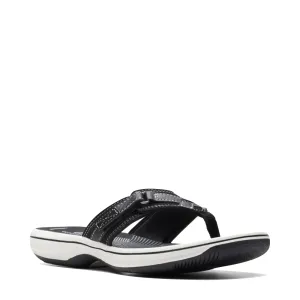 Clarks Damen Breeze Sea II Flip-Flop-Sandale in Schwarz