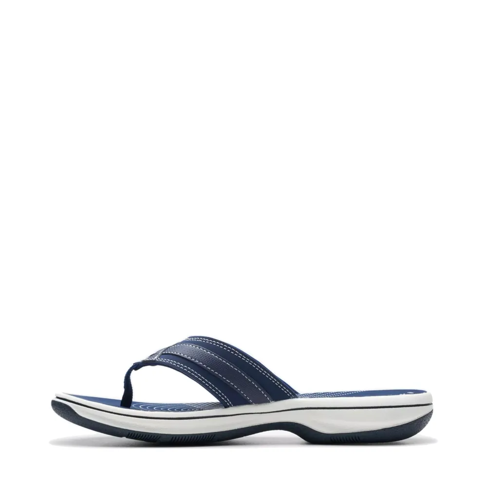 Clarks Damen Breeze Sea II Flip-Flop-Sandale in Marineblau
