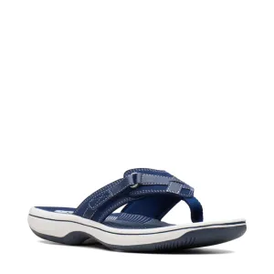 Clarks Damen Breeze Sea II Flip-Flop-Sandale in Marineblau