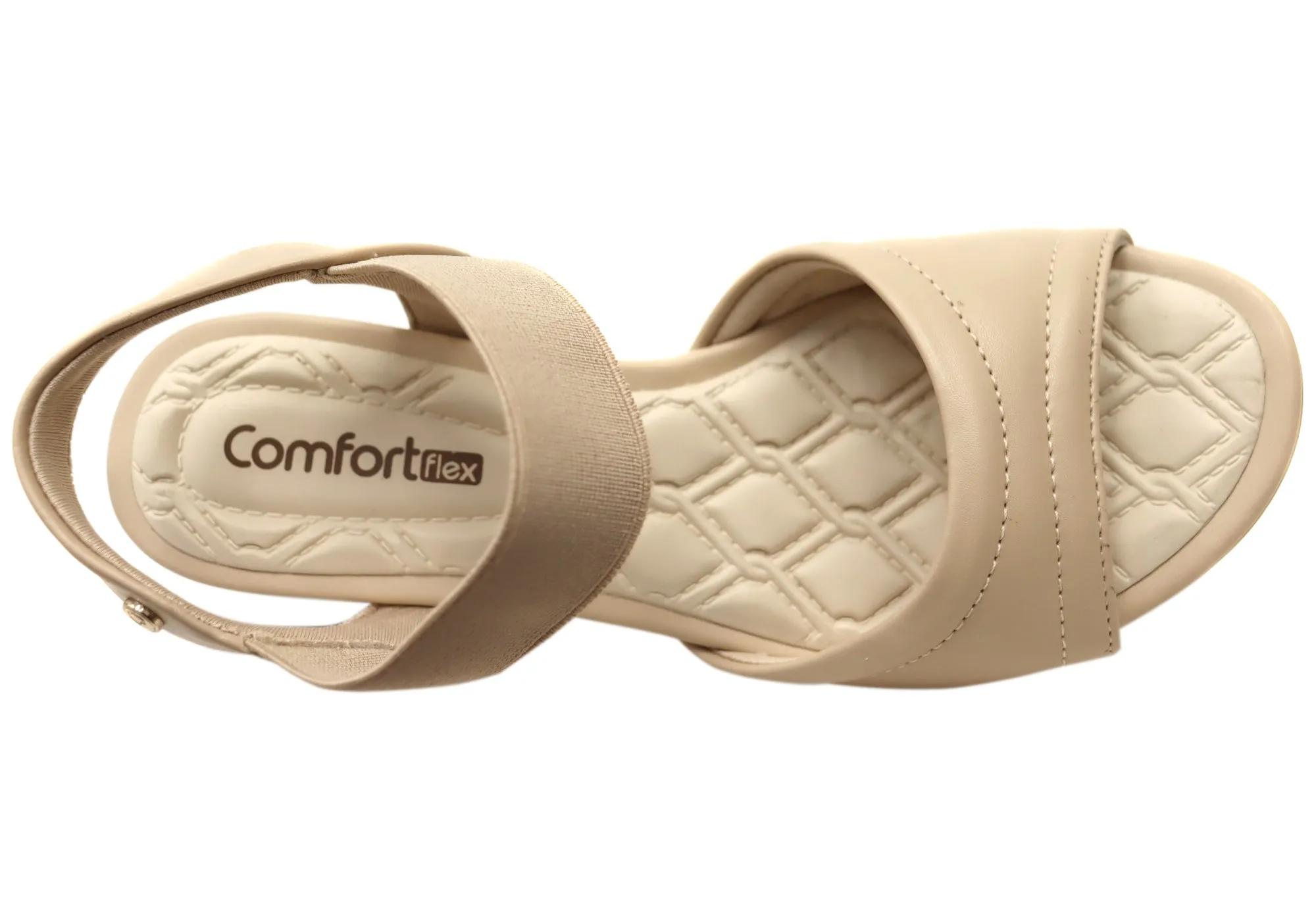 Comfortflex Tracey Damen Bequeme Brasilianische Mittelhohe Absatz Sandalen Comfortflex Schuhe