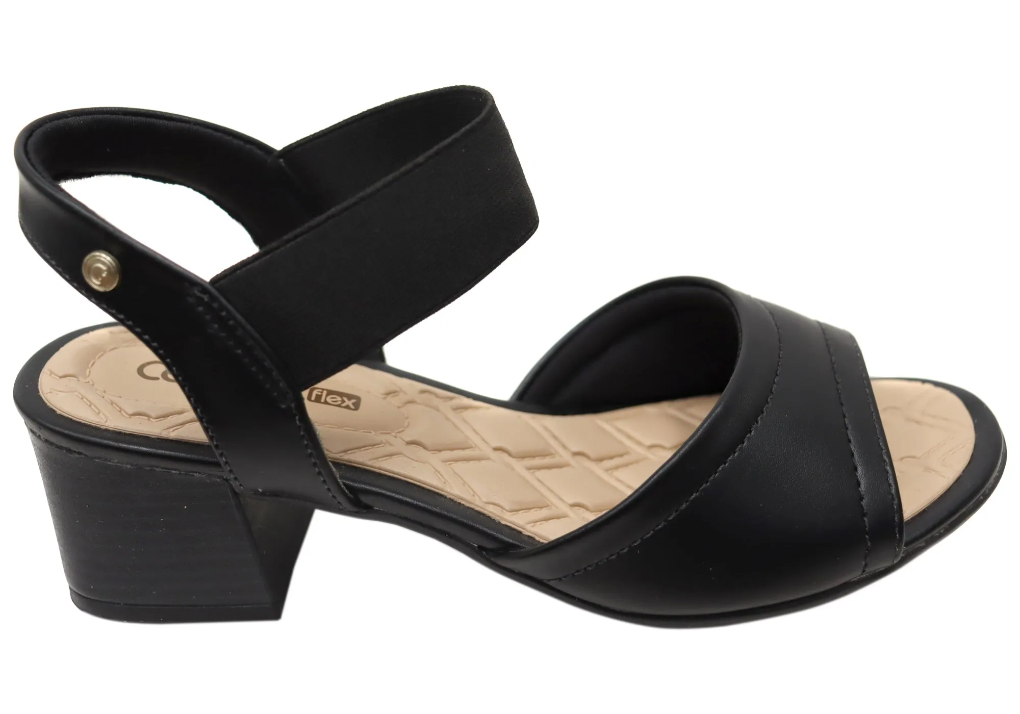 Comfortflex Tracey Damen Bequeme Brasilianische Mittelhohe Absatz Sandalen Comfortflex Schuhe