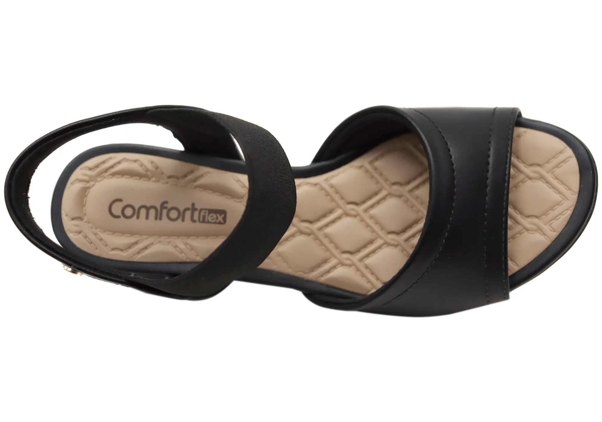 Comfortflex Tracey Damen Bequeme Brasilianische Mittelhohe Absatz Sandalen Comfortflex Schuhe