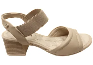 Comfortflex Tracey Damen Bequeme Brasilianische Mittelhohe Absatz Sandalen Comfortflex Schuhe