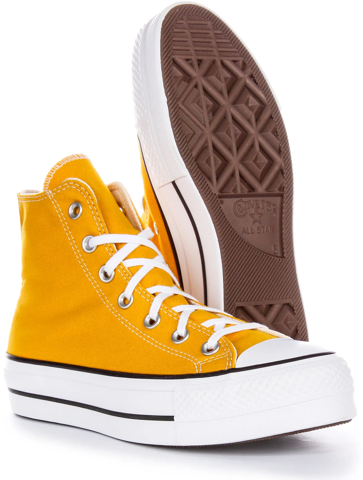 Converse All Star Lift Hi A06506C in Gelb für Damen Schuhe Converse