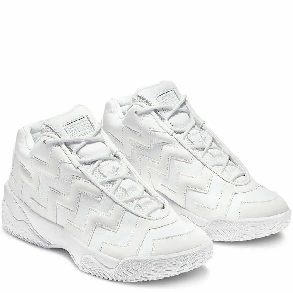 Converse Voltage Mid Damen Triple White Leder High Top Sneakers ecco Schuhe
