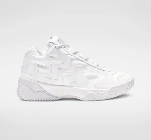 Converse Voltage Mid Damen Triple White Leder High Top Sneakers ecco Schuhe